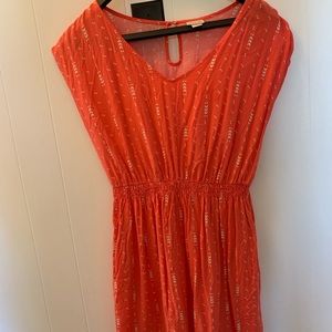 Coral dress